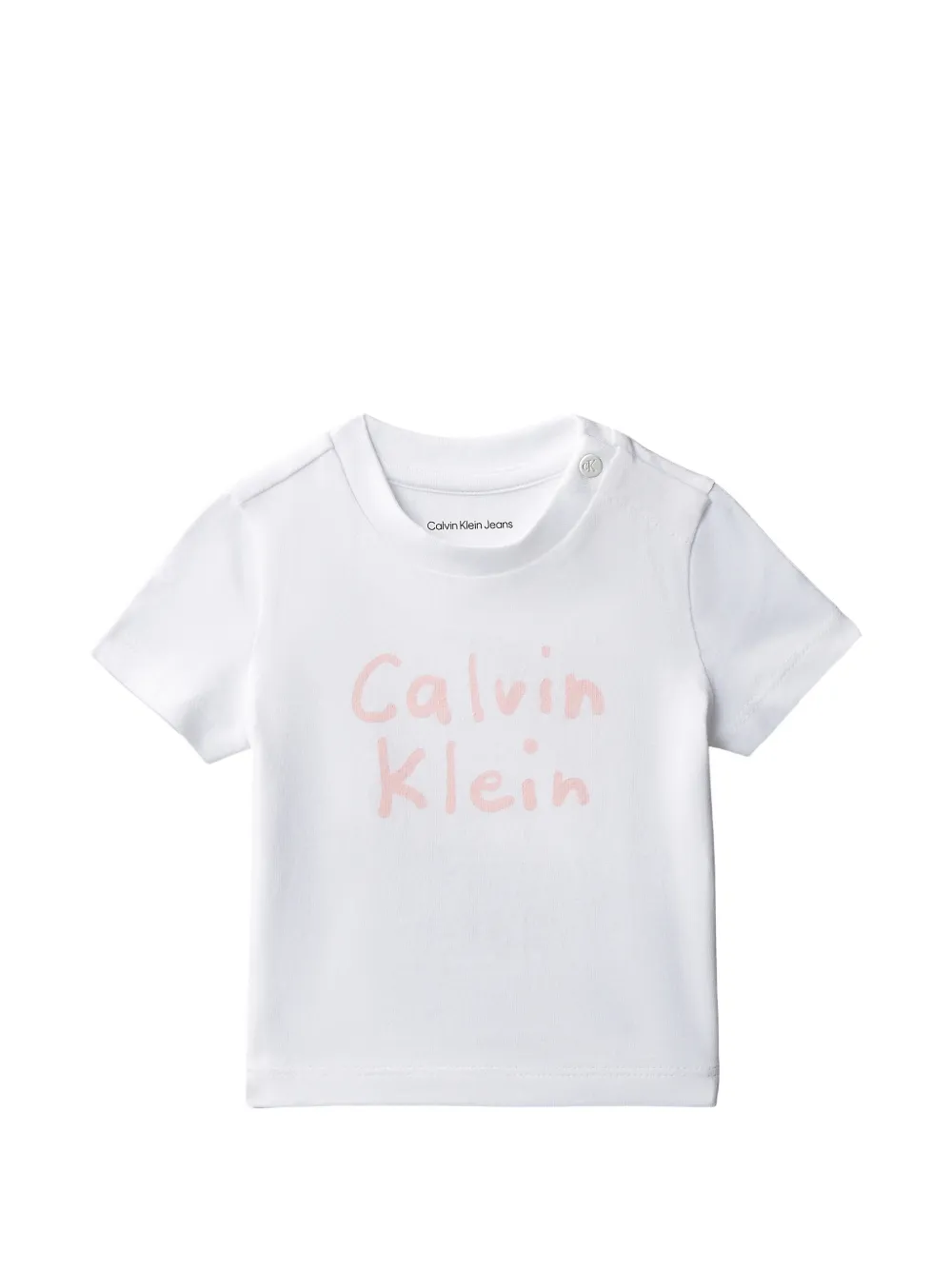 Calvin Klein Kids T-shirt met logoprint Wit