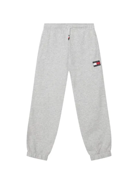 Tommy Hilfiger Junior pants con parche del logo y cordones en la pretina
