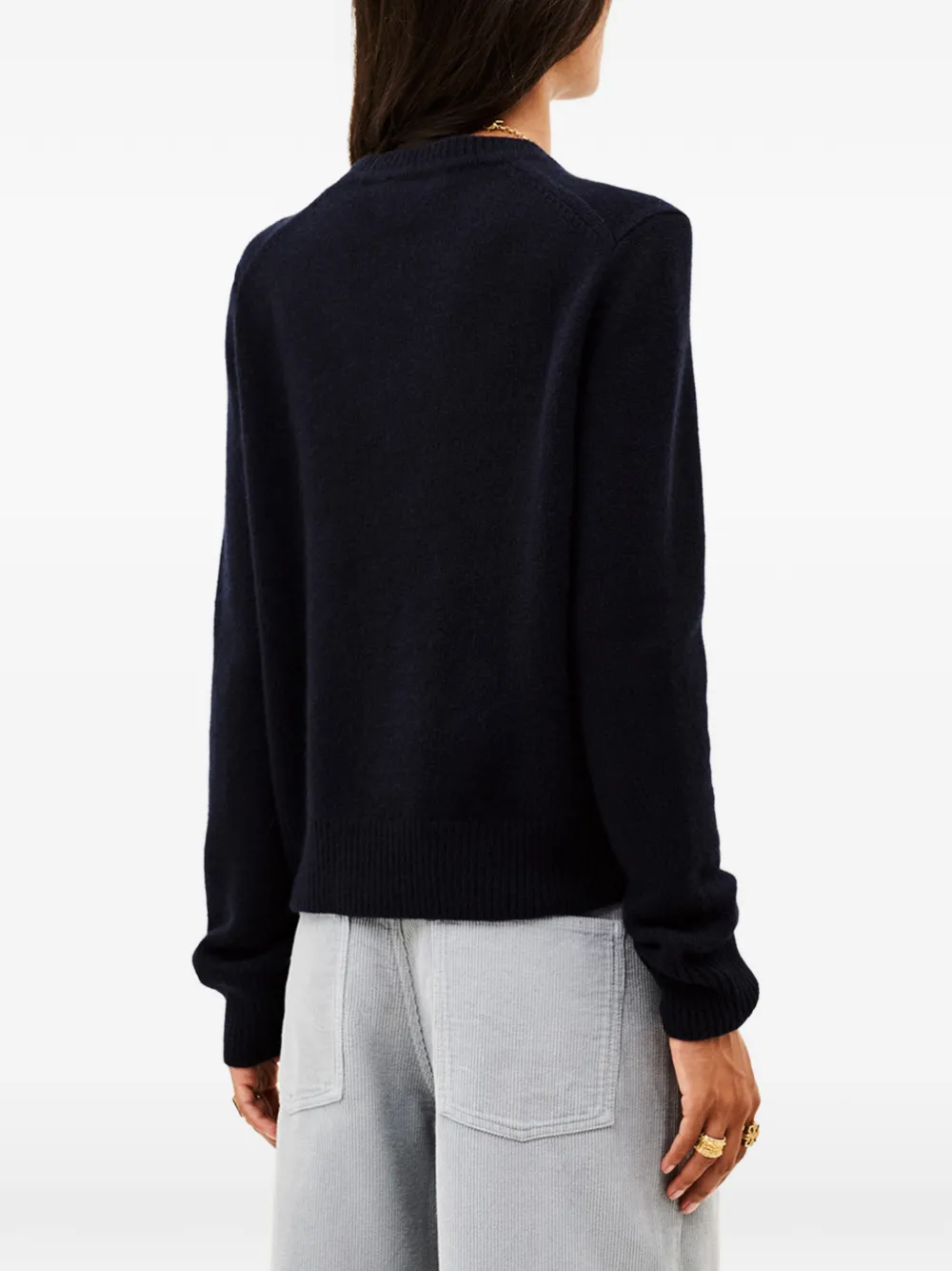 Ba&Sh Cheyla trui met rits Blauw