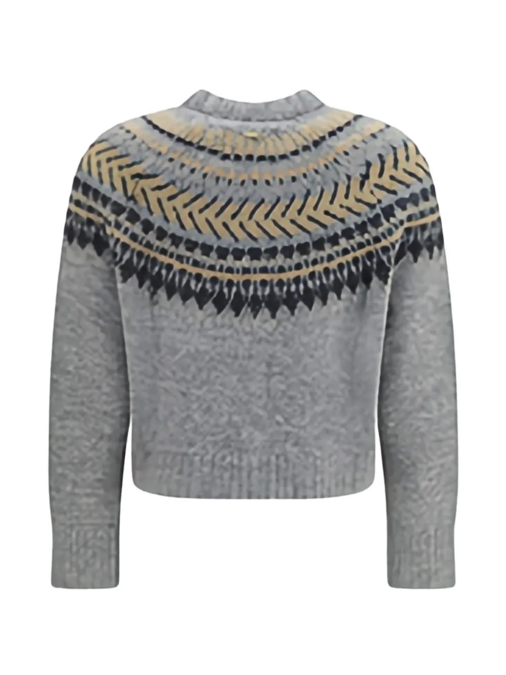 Barbour Annette Fair Isle sweater Grijs