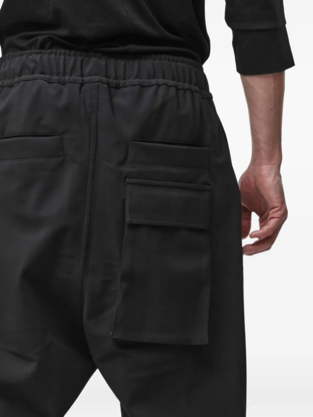 Thom Krom Broek met verlaagd kruis Zwart