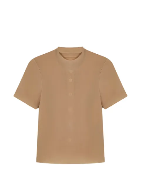 Maison Margiela button-fastening short-sleeve T-shirt