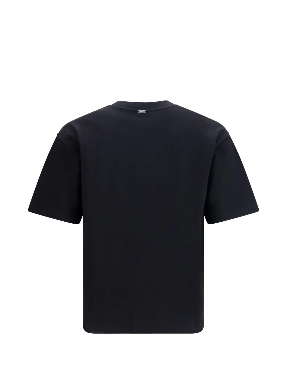Herno T-shirt met geborduurd logo Zwart