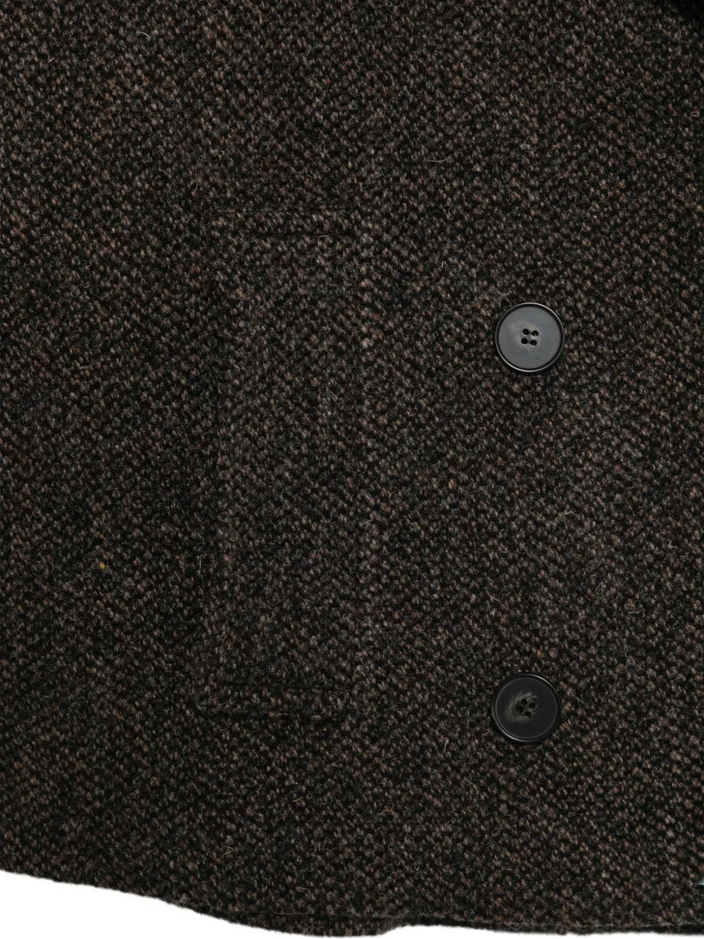 Soeur Joseph double-breasted jacket Bruin