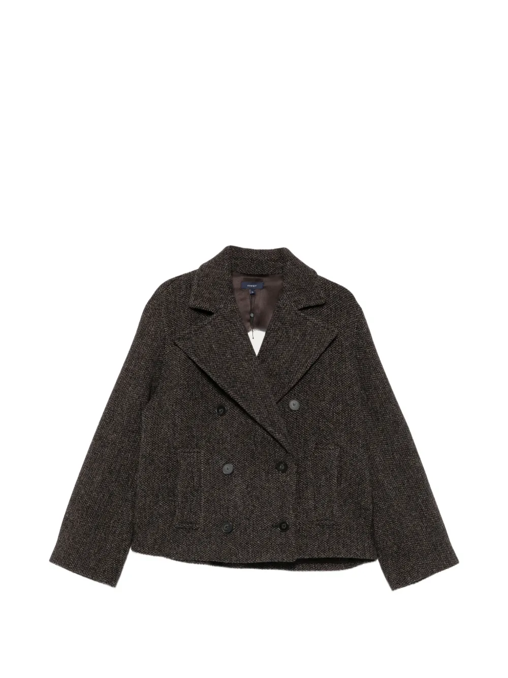 Soeur Joseph double-breasted jacket Bruin
