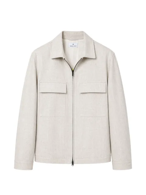 Manuel Ritz linen zip-up jacket