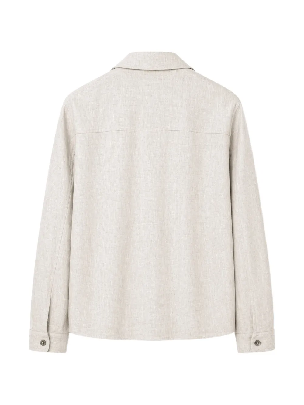 Manuel Ritz linen zip-up jacket Beige