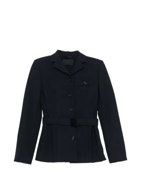 Prada Pre-Owned veste à taille ceinturée (années 1990)