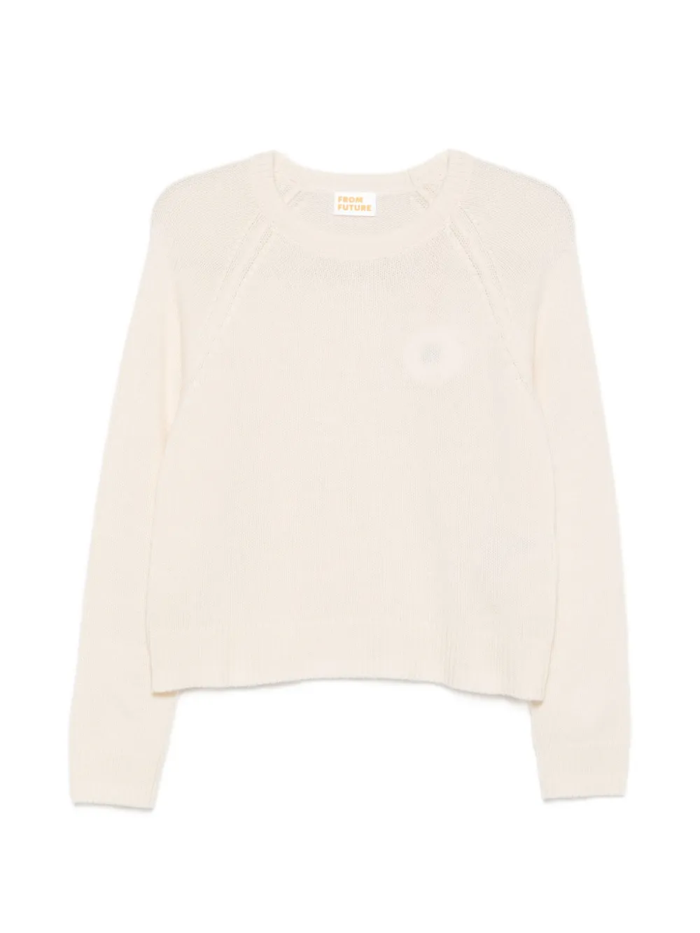 From Future Raglan-sleeve Crew-neck Sweater In Neutral