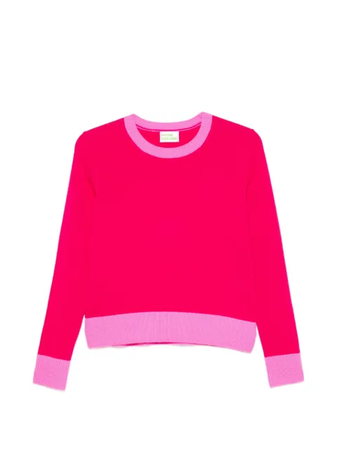 FROM FUTURE colourblock ribbed-trim sweater