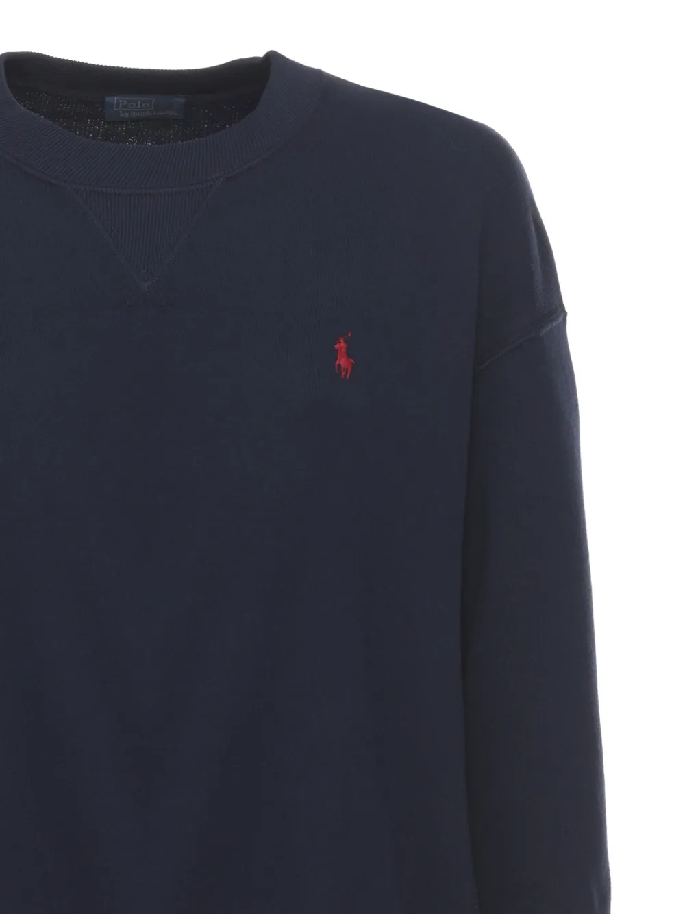 Polo Ralph Lauren Fleece sweater met ronde hals Blauw