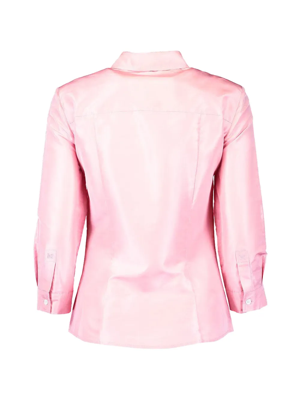 Carolina Herrera Taffeta blouse met kraag Roze
