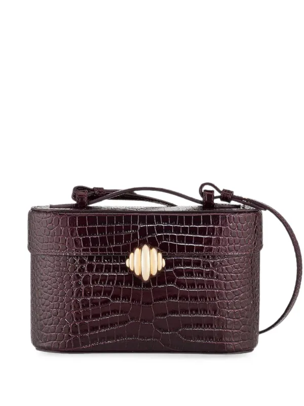 Aquazzura Belgravia Vanity Crossbody Bag in Purple
