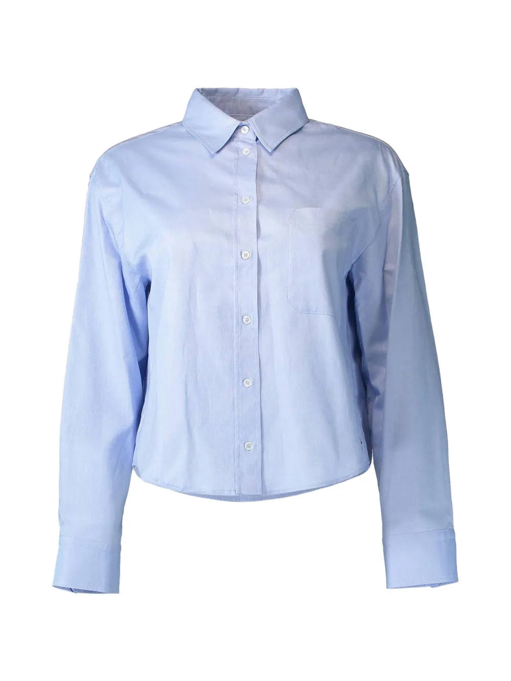 Max Mara long-sleeved button-up shirt - Blu