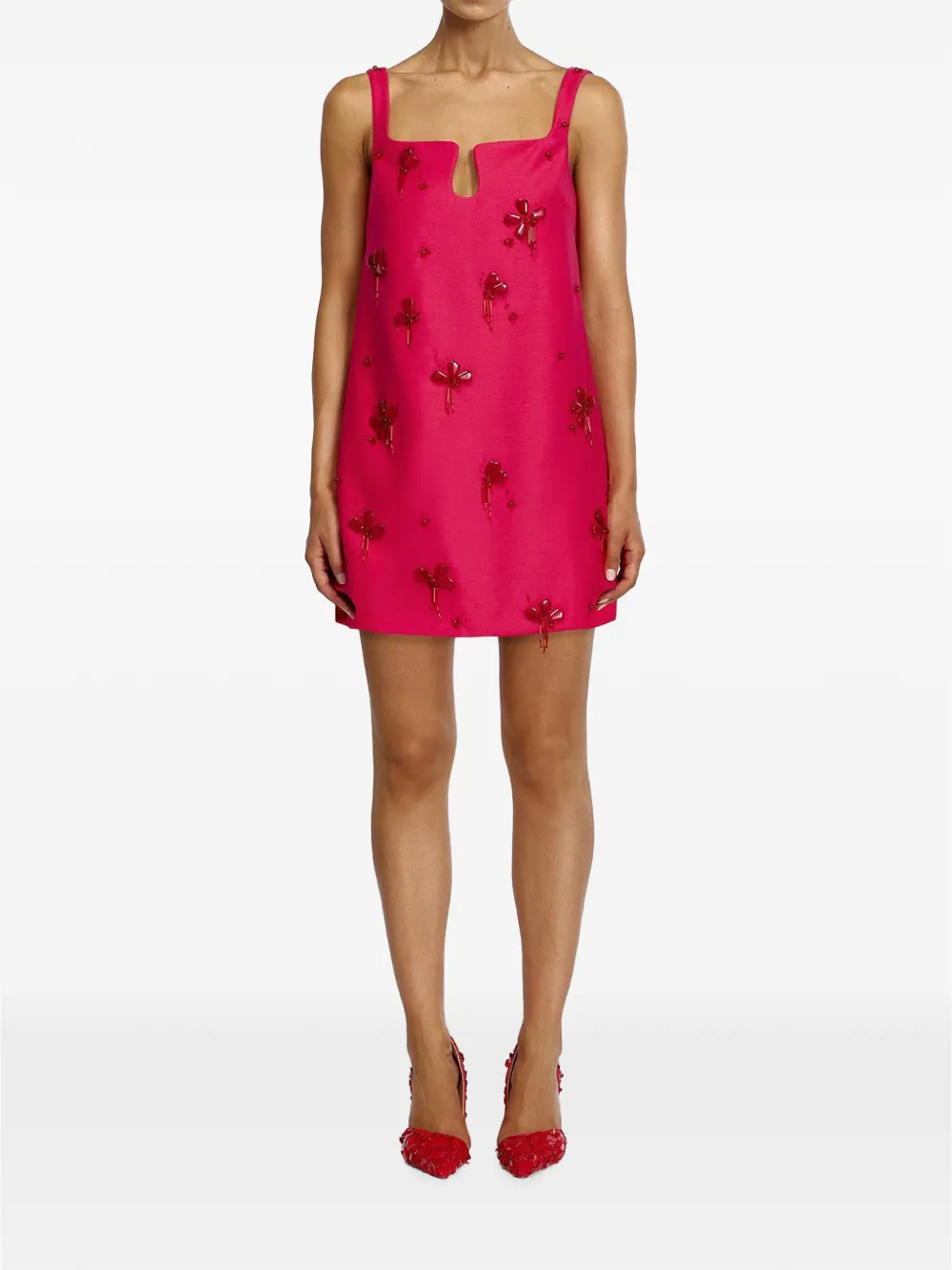 Acler Rex mini dress Roze