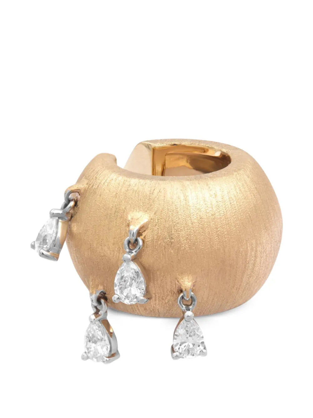 Rainbow K Dune Pampilles diamond earcuff - Rosa