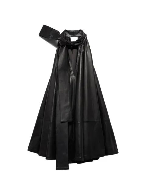 7 For All Mankind vestido corto con moño en el cuello