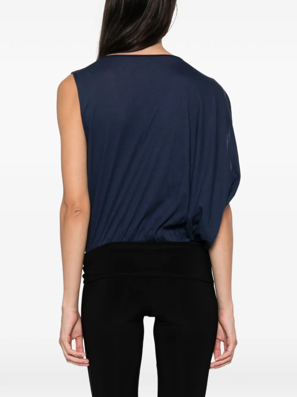 Gimaguas Nerida draped asymmetric top Blauw