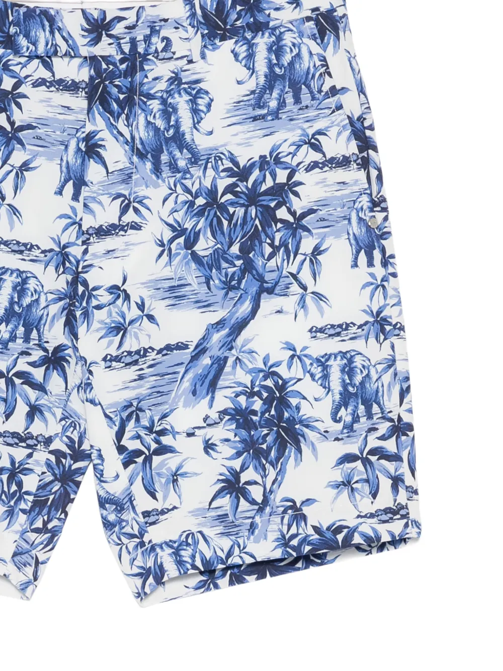 RLX Ralph Lauren Shorts met olifantprint Wit
