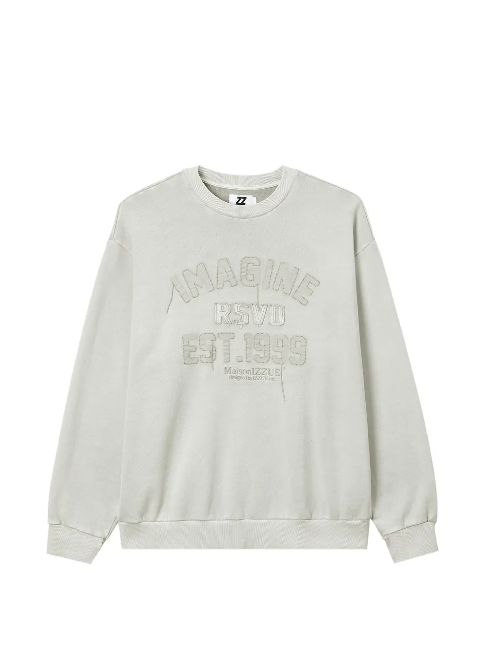 Izzue Logo-embroidered Sweatshirt In Grey