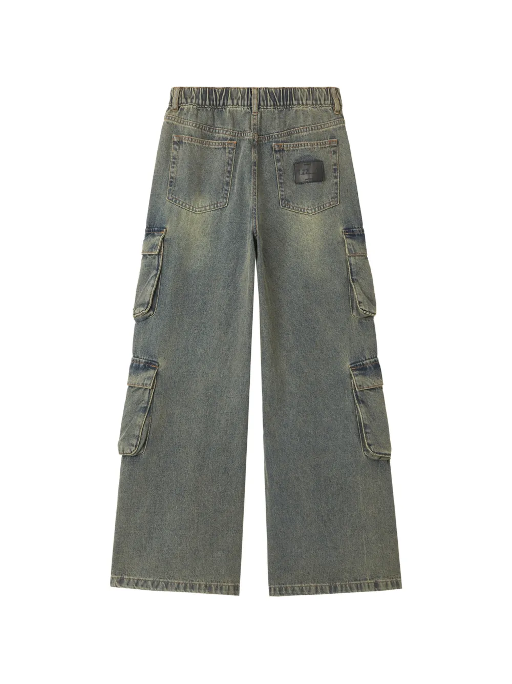izzue Jeans met wijde pijpen Blauw