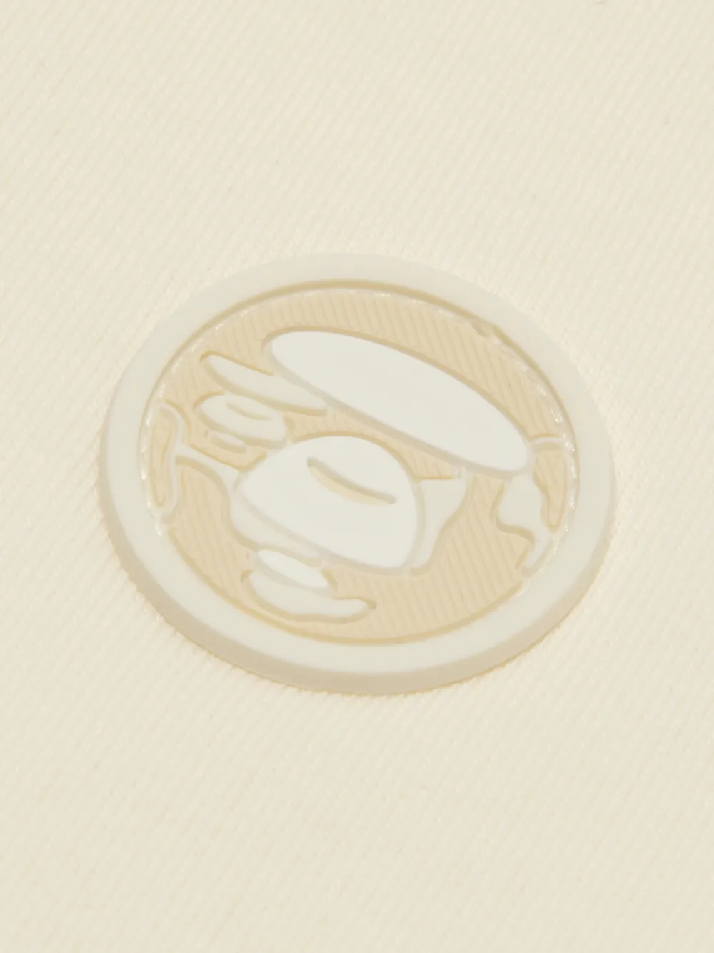 AAPE BY *A BATHING APE Hoodie met logoprint en rits Beige