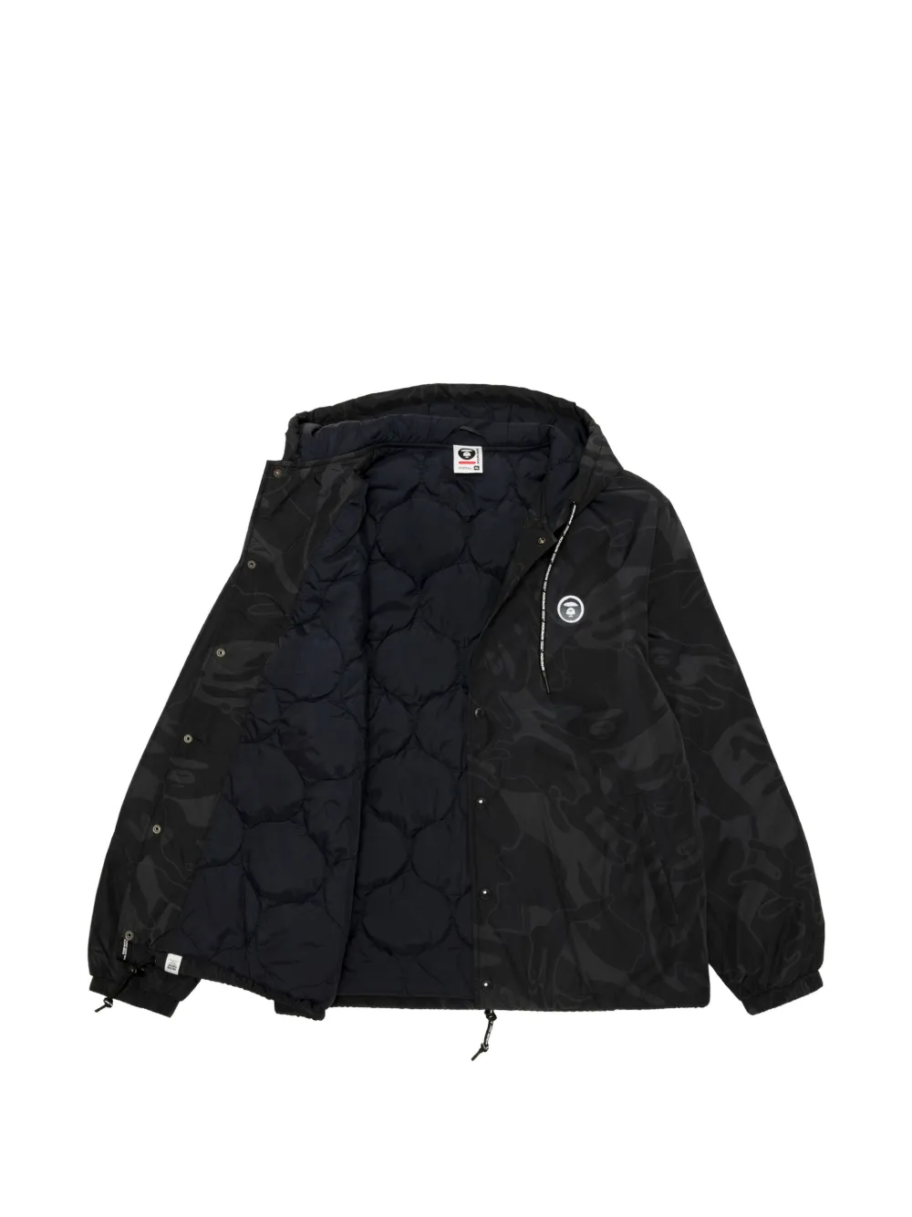 AAPE BY *A BATHING APE® Aapenow hooded jacket - Nero