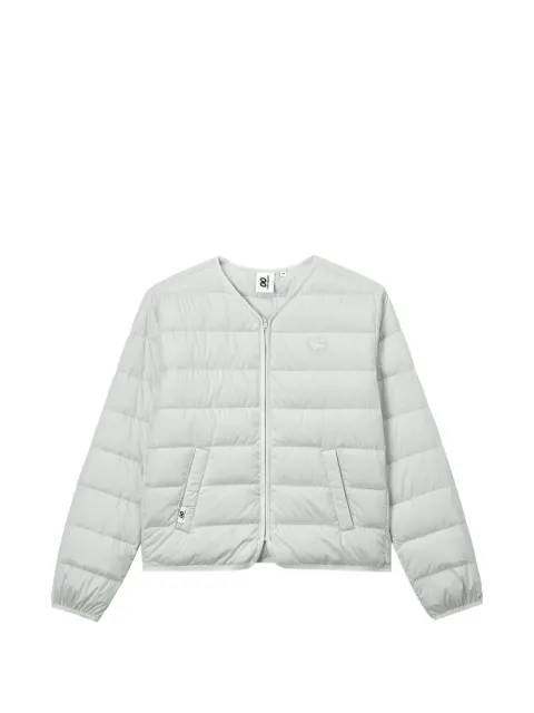 CHOCOOLATE quilted heart-patch jacket