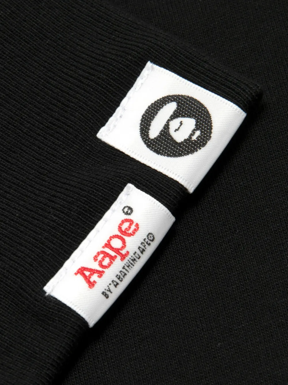 AAPE BY *A BATHING APE AAPENOW T-shirt met grafische print en lange mouwen Zwart