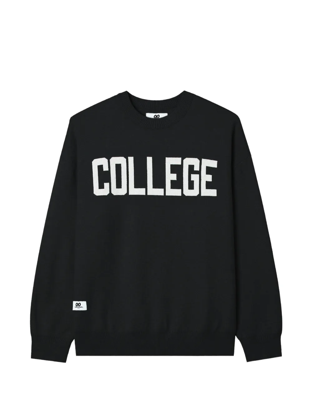 CHOCOOLATE logo-print crew-neck sweater