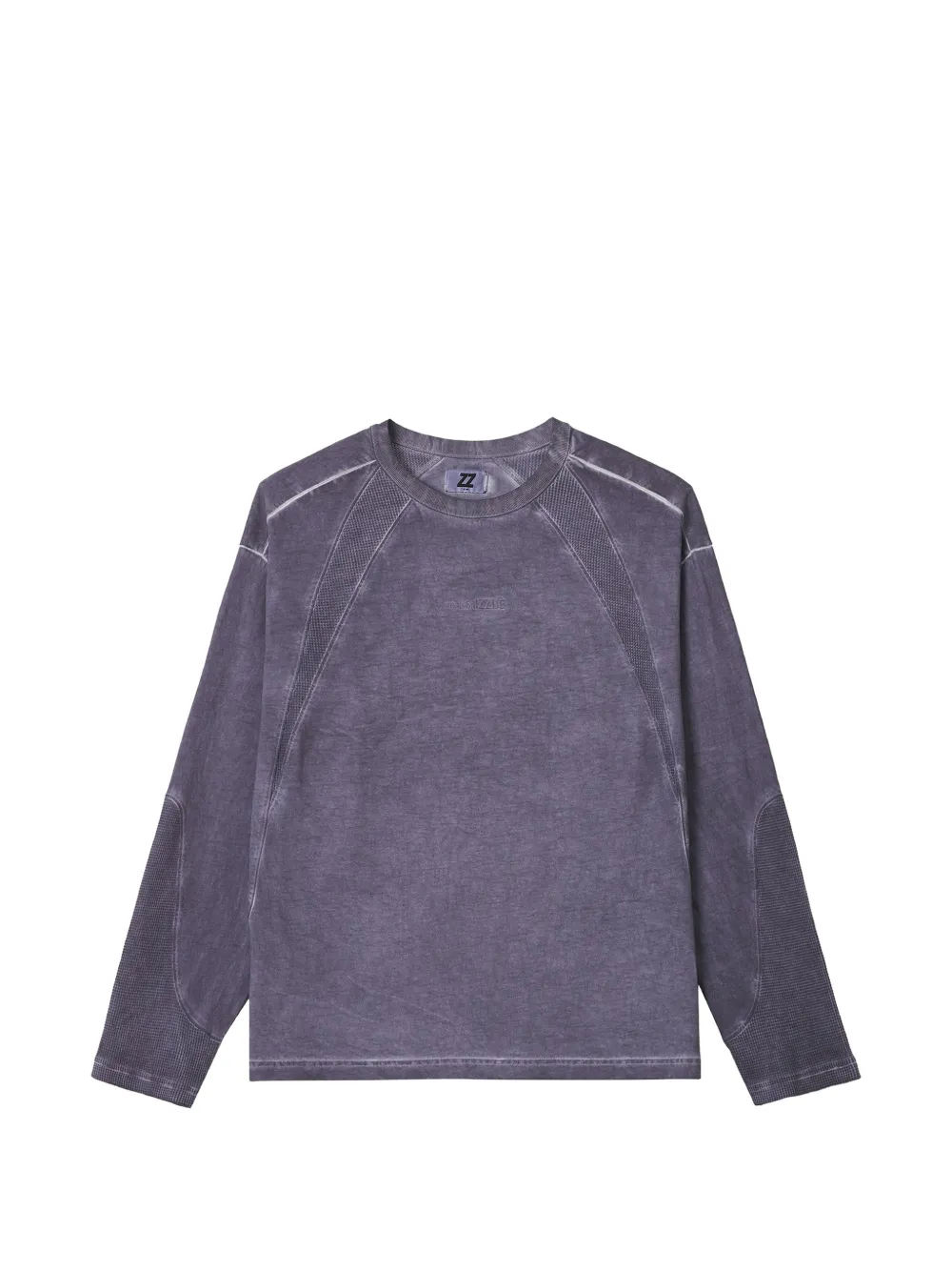 Izzue Acid-wash Panelled Sweatshirt In Multi