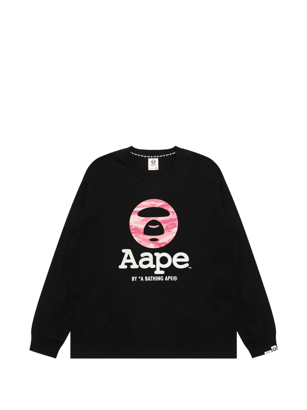 AAPE BY *A BATHING APE® AAPEUNVS logo-print long-sleeve T-shirt