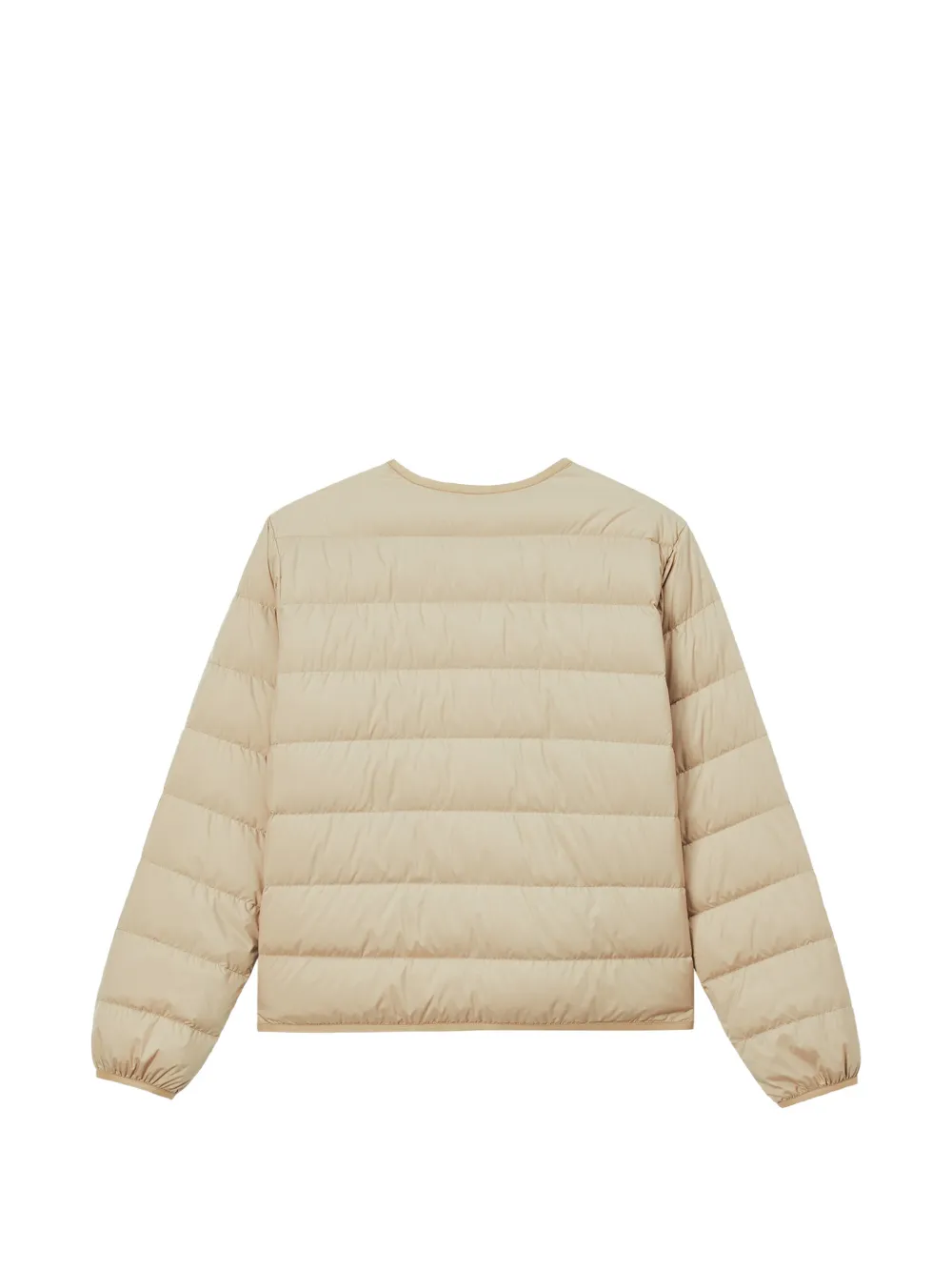 CHOCOOLATE Gewatteerd jack met geborduurd logo Beige