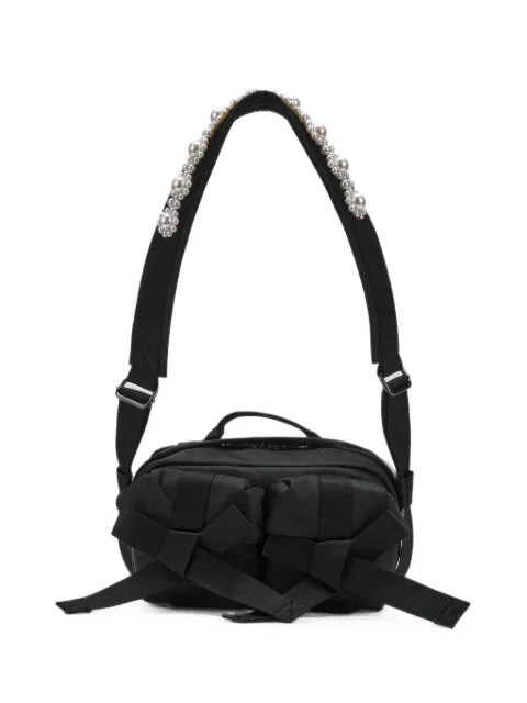 Simone Rocha bow-embellished faux-pearl shoulder bag