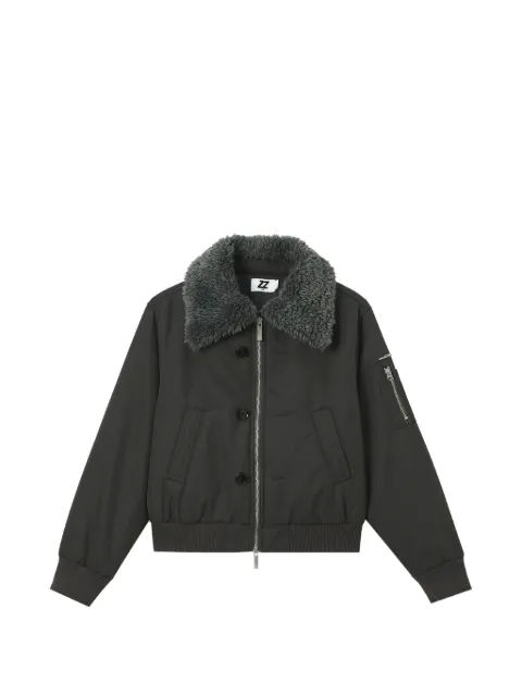 izzue faux-shearling collar jacket
