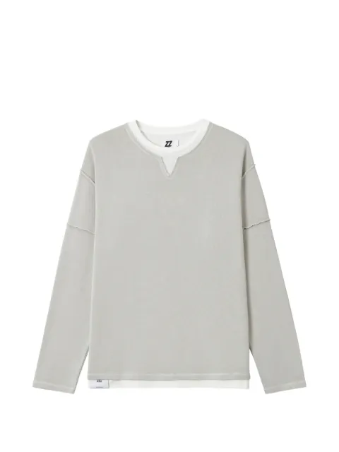 izzue layered-effect sweatshirt