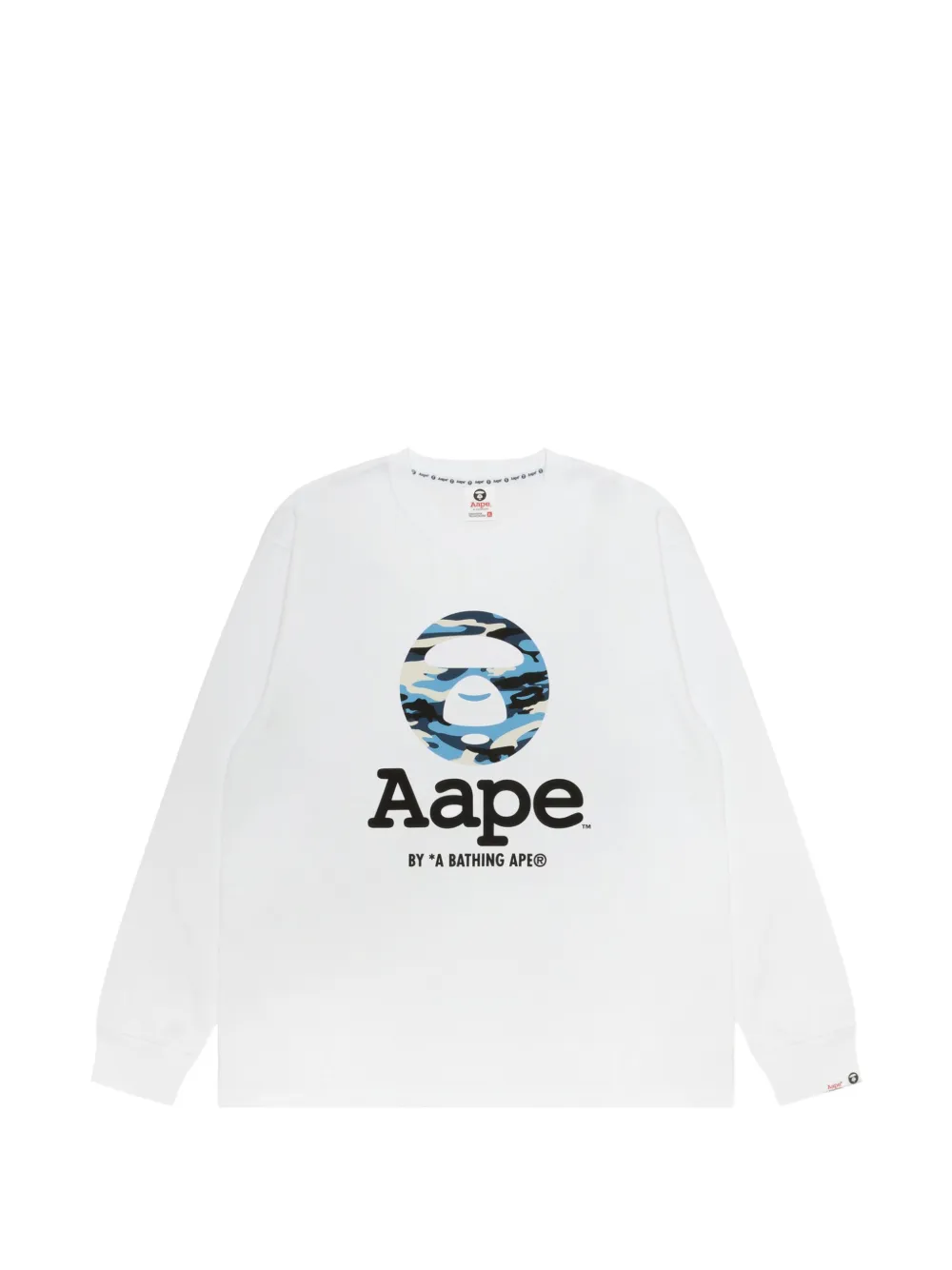 AAPE BY *A BATHING APE® AAPEUNVS camo-print logo-print T-shirt