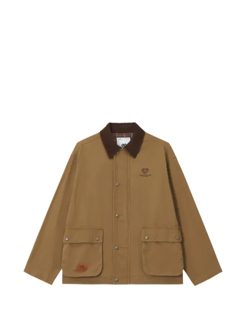 CHOCOOLATE veste bomber à col en velours côtelé