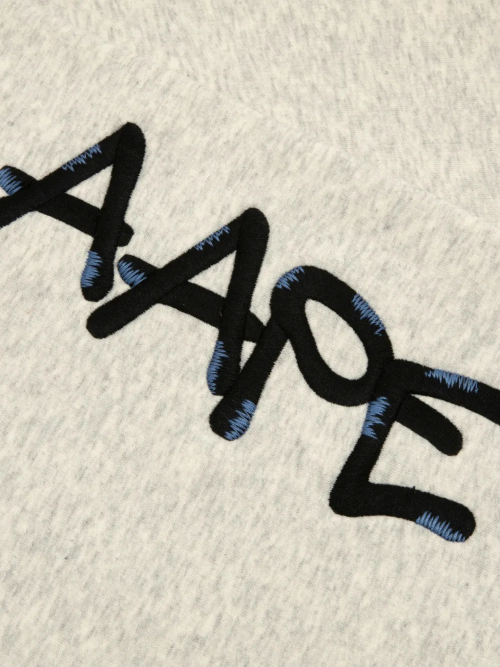 AAPE BY *A BATHING APE Hoodie met geborduurd logo Grijs