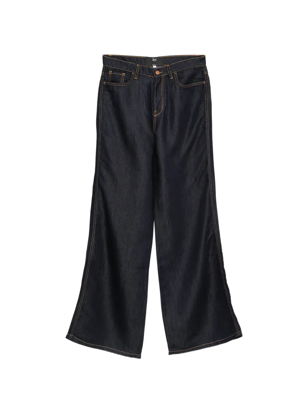 3x1 The Silk Kat wide-leg jeans - Blu