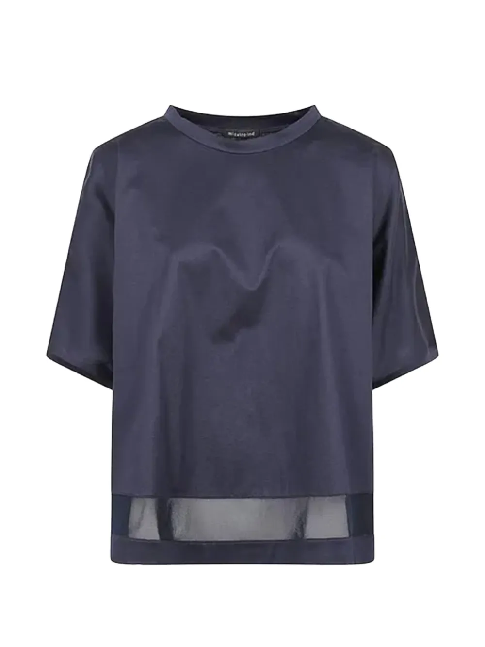 mizuiro ind mesh-panel wide T-shirt
