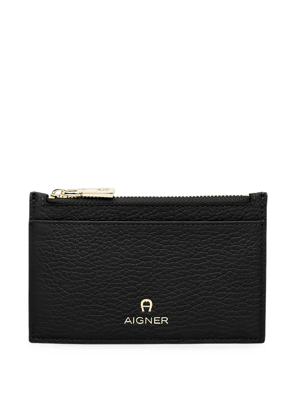 Aigner Ivy Leather Cardholder In Black