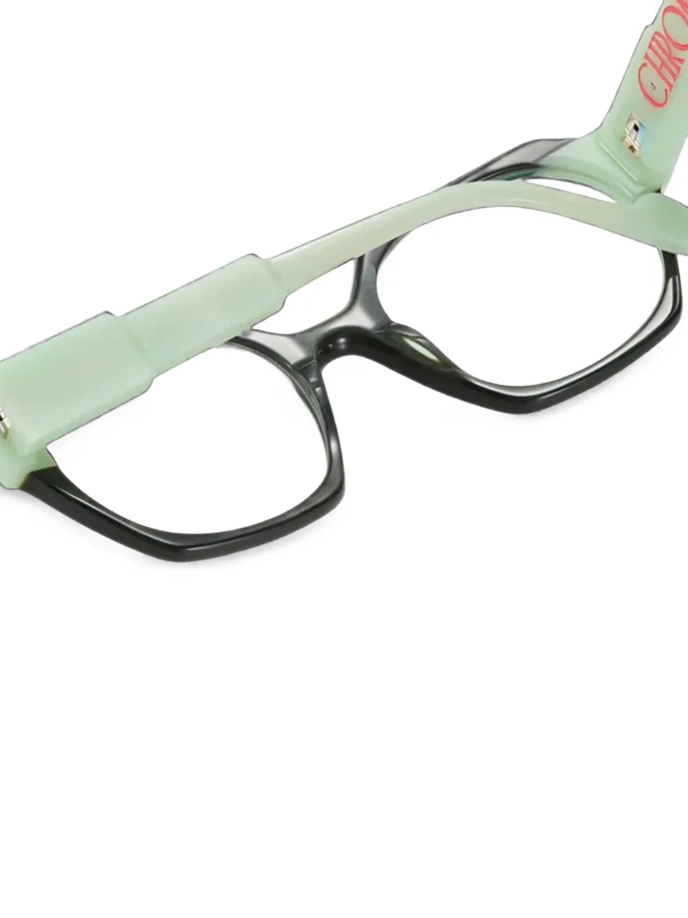 Etnia Barcelona Chroma N04 bril met geometrisch montuur Groen