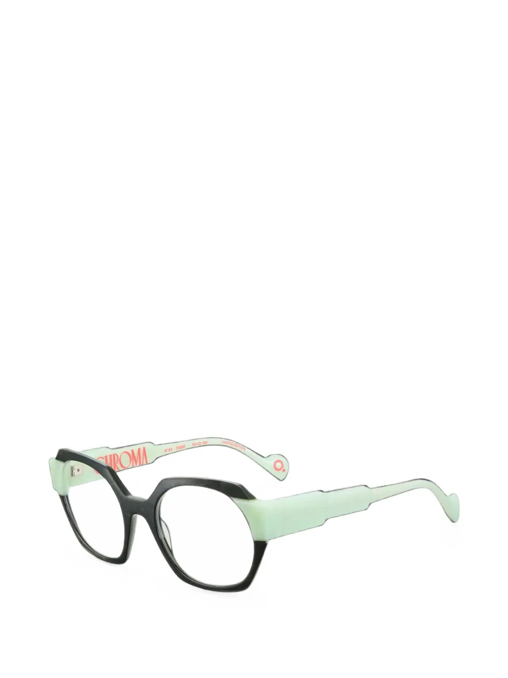 Etnia Barcelona Chroma N04 bril met geometrisch montuur Groen