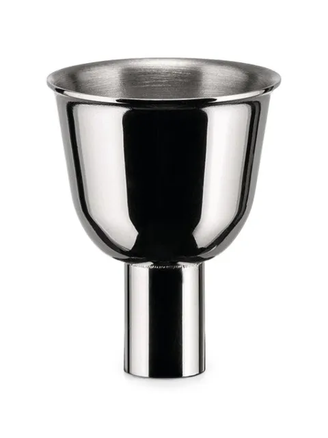 Alessi polished hip flask