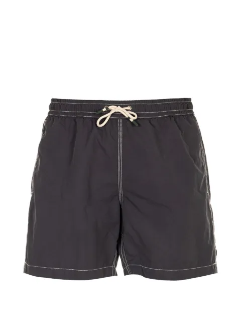 HARTFORD drawstring-fastening stitching-detail swim shorts
