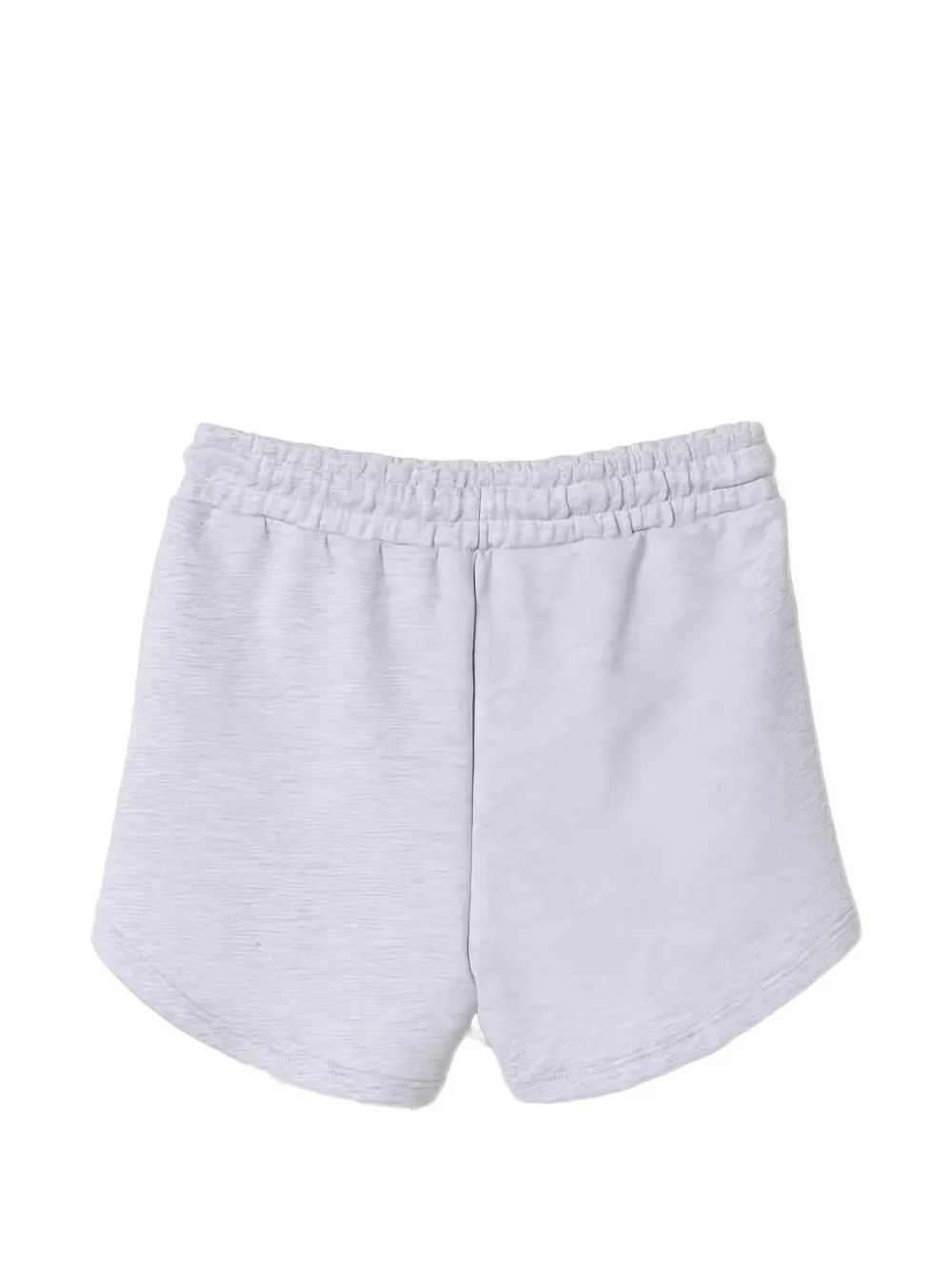MSGM Kids logo-print drawstring shorts Grijs