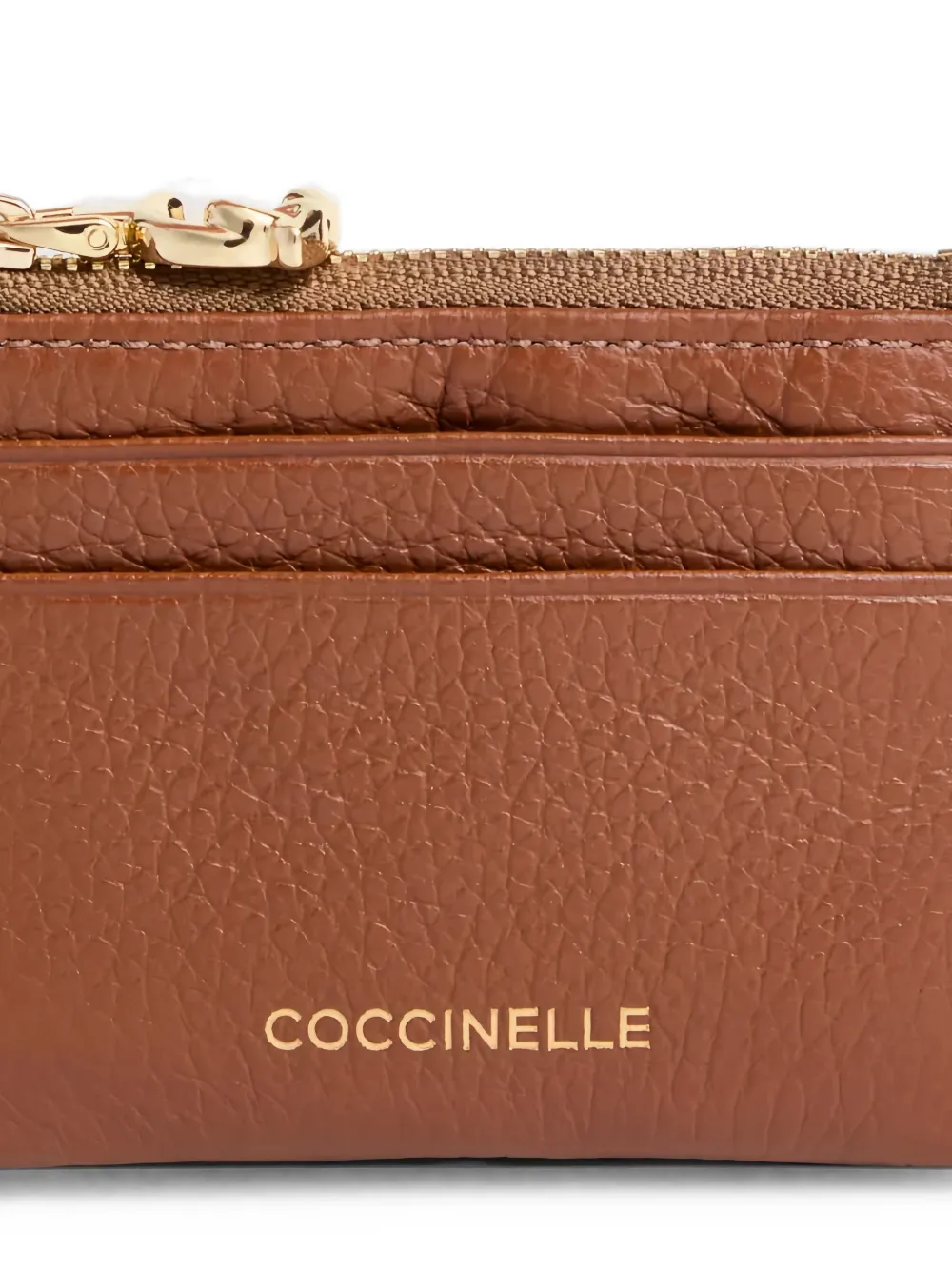 Coccinelle Kleine C-Me Softy pasjeshouder Bruin
