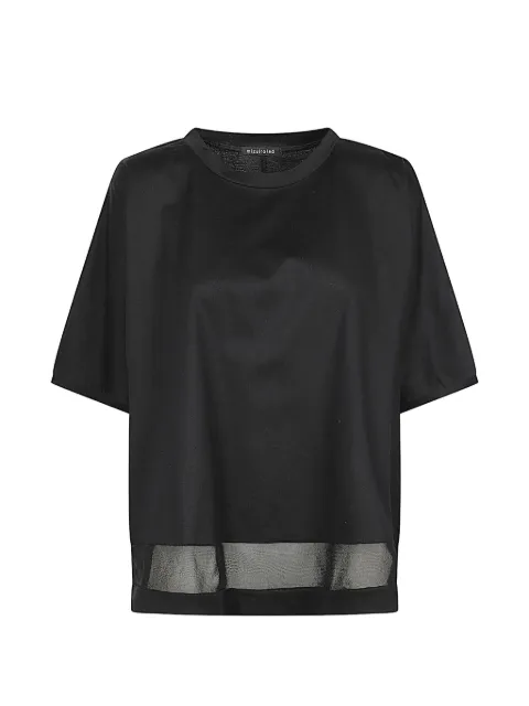 mizuiro ind mesh-panel wide T-shirt