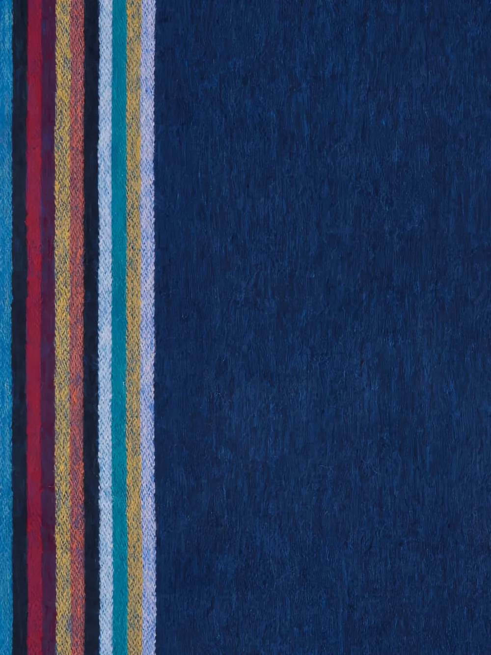 Paul Smith Kenmerkend gestreepte geweven sjaal Blauw